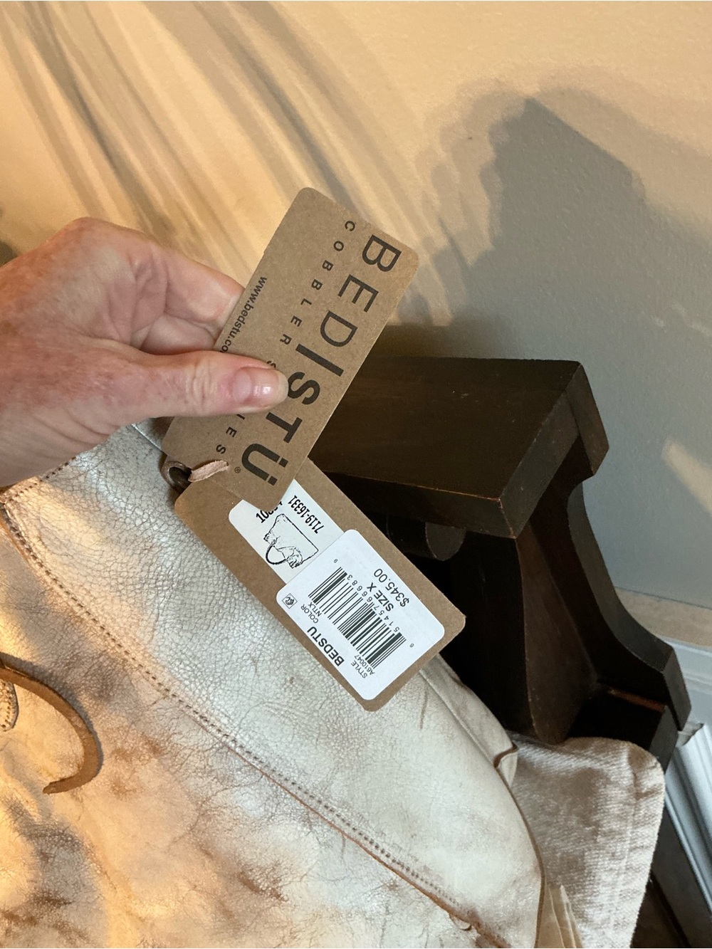 NWT Bed Stu Leather Rockaway Shoulder Crossbody Bag Tote Nectar Lux MSPR $345 - Picture 5 of 16